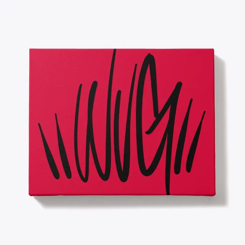 Wug Graffiti Tag Art Canvas